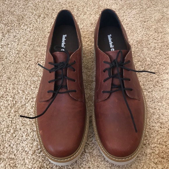 Timberland sensorflex SZ 10 brown lace up boots - Picture 1 of 9